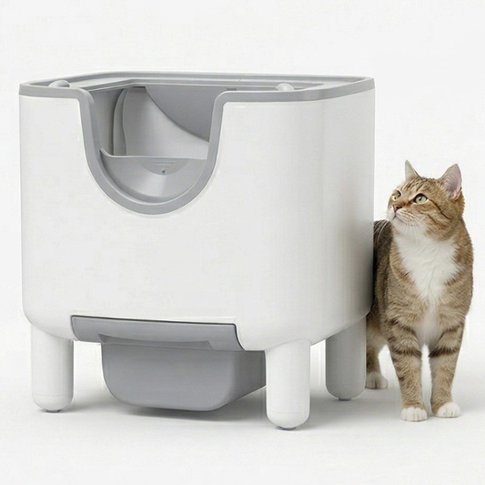 Litière automatique pour chat autonettoyante | L'Essentielle